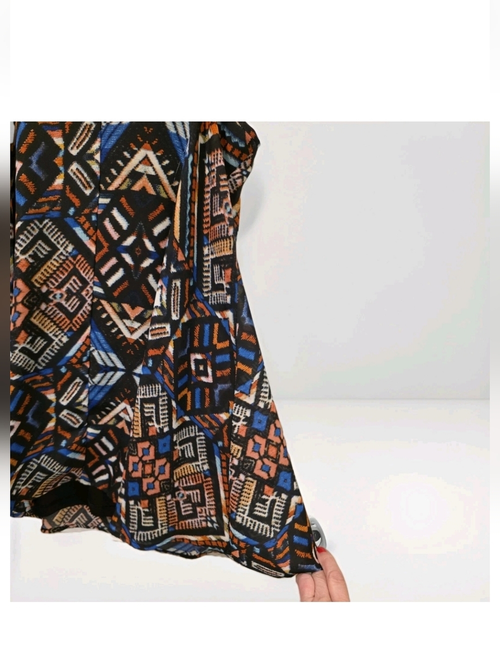 Show Me Your Mumu Bella Guatemala Trapeze Dress Geometric Mini Sz Med - Picture 14 of 15
